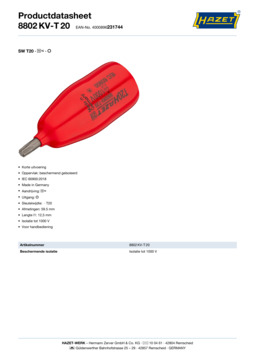 8802kv-t20_datasheet_nl.pdf