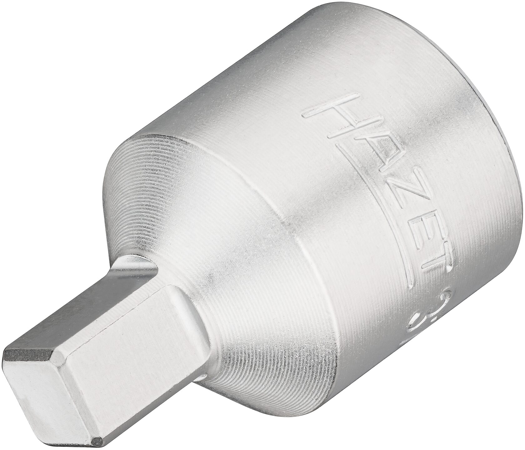 HAZET 3702 Schraubendreher-Einsatz 1/2" Für Ölablassschrauben - 8mm Vierkant, Verchromt, Made In Germany