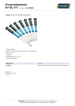 811el-t_7_datasheet_nl.pdf