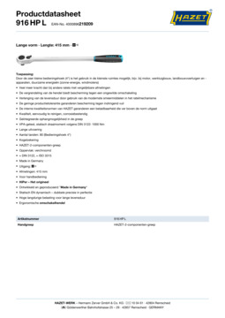 916hpl_datasheet_nl.pdf