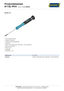 811el-ph0_datasheet_nl.pdf
