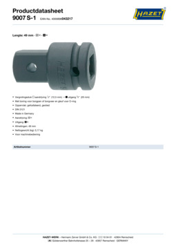 9007s-1_datasheet_nl.pdf