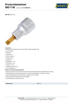 992-t40_datasheet_nl.pdf