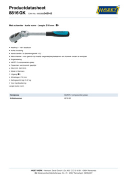 8816gk_datasheet_nl.pdf