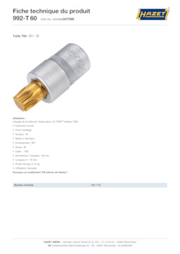 992-t60_datasheet_fr.pdf