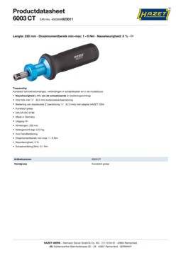 6003ct_datasheet_nl.pdf