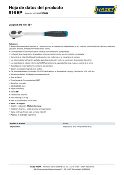 916hp_datasheet_es.pdf