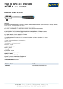 916hpk_datasheet_es.pdf
