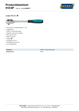 916sp_datasheet_nl.pdf