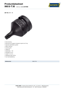 995s-t30_datasheet_nl.pdf