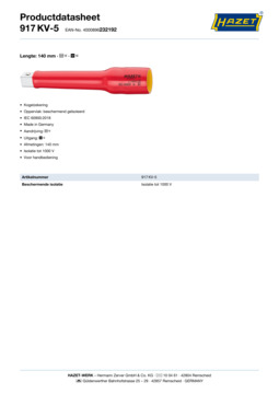 917kv-5_datasheet_nl.pdf