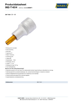992-t45h_datasheet_nl.pdf