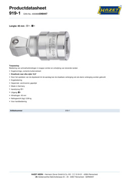 919-1_datasheet_nl.pdf