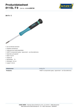 811el-t9_datasheet_nl.pdf