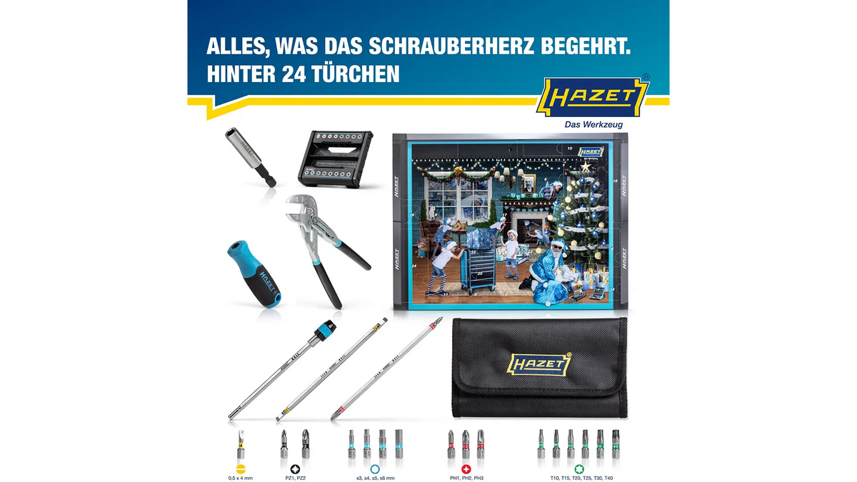 HAZET Advent Calendar HAZET Das Werkzeug